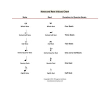 Load image into Gallery viewer, Beginner Rhythm Charts and Worksheets (Free)