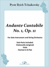 Load image into Gallery viewer, Andante Cantabile by Tchaikovsky