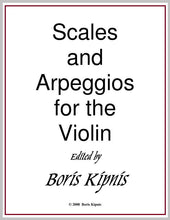 Load image into Gallery viewer, Scales and Arpeggios for Violin