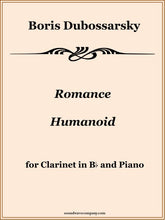 Load image into Gallery viewer, Romance, Humanoid (Pieces for Clarinet and Piano)