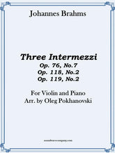 Load image into Gallery viewer, Three Intermezzi