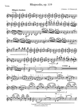 Load image into Gallery viewer, Rhapsodie (Op. 119) for Violin and Piano