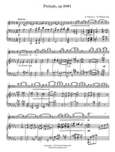 Load image into Gallery viewer, Prelude (Op. 49, No.1) and Concert Waltz (Op. 47, No.1) for Violin and Piano