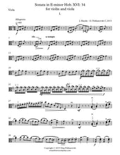 Load image into Gallery viewer, Selections from Piano Sonatas (Arranged for Violin and Viola)