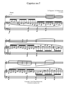 24 Caprices (Op.1), Volume 2 (Nos. 7-12) by Paganini/Pokhanovski