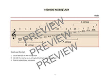 Load image into Gallery viewer, Note Reading for Strings (Book 1)