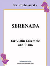 Load image into Gallery viewer, Serenada (Violin Ensemble and Piano)
