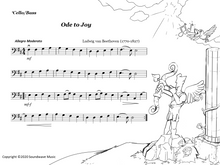 Load image into Gallery viewer, Ode to Joy - Color and Play (Free Sample Page)
