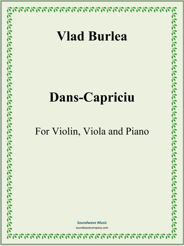 Dans Capriciu (Violin, Viola and Piano)