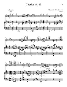 24 Caprices (Op.1), Volume 4 (Nos. 19-24) by Paganini/Pokhanovski