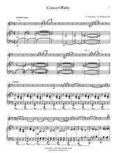 Load image into Gallery viewer, Prelude (Op. 49, No.1) and Concert Waltz (Op. 47, No.1) for Violin and Piano
