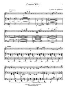 Prelude (Op. 49, No.1) and Concert Waltz (Op. 47, No.1) for Violin and Piano