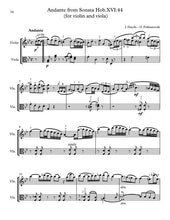 Load image into Gallery viewer, Selections from Piano Sonatas (Arranged for Violin and Viola)
