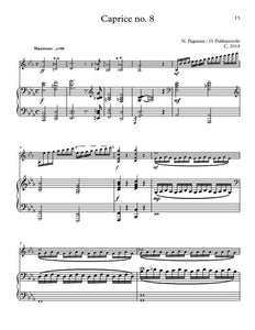 24 Caprices (Op.1), Volume 2 (Nos. 7-12) by Paganini/Pokhanovski